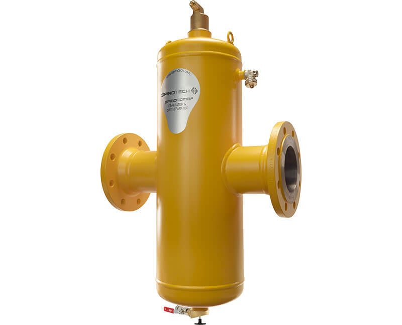 Spirotech Séparateur de saleté SpiroCombi et dégazeur à microbulles pour une utilisation dans les centres de données