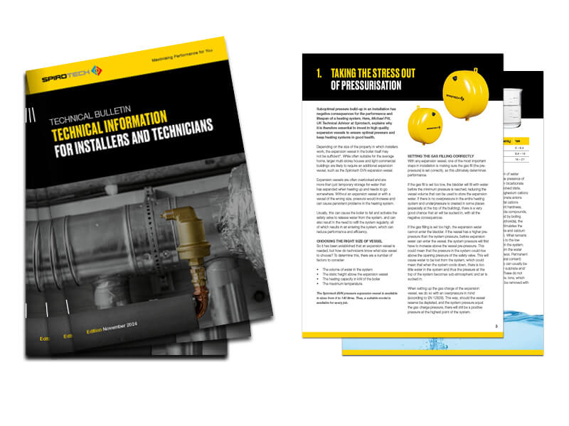 Première édition du Bulletin Technique de Spirotech